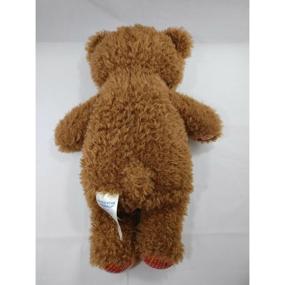 Build a‎ Bear 2019 Brown Teddy Bear Happy Birthday Plush Stuffed Animal Toy 16" - Picture 6 of 10